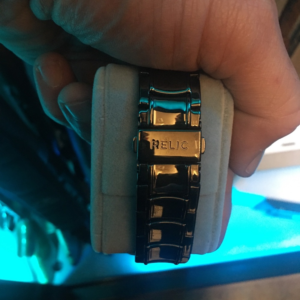 Relic rectangular face wristwatch - Picture 2 of 2